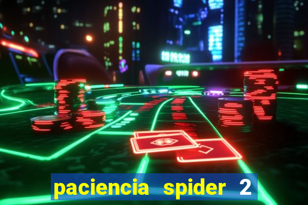 paciencia spider 2 naipes jogar